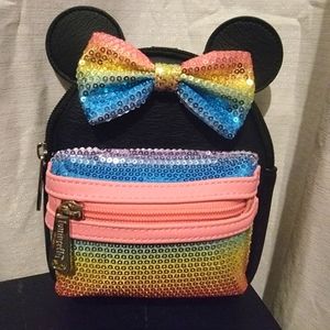 Rainbow Disney Loungefly Mini Bag Wrislet